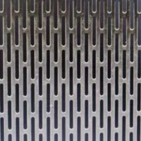 Slotted Stainless Steel Perforated Sheet